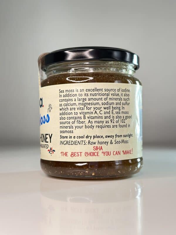 SeaMoss infused Honey