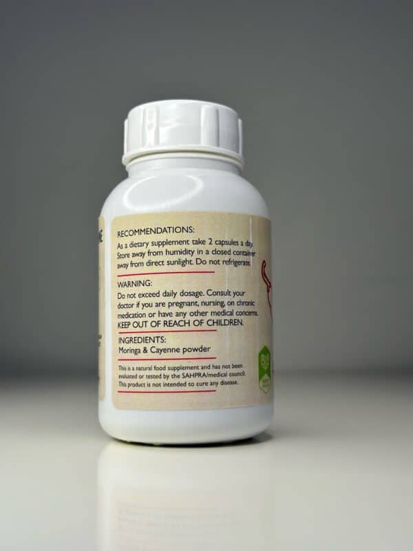 Moringa & Cayenne pepper powder Capsules