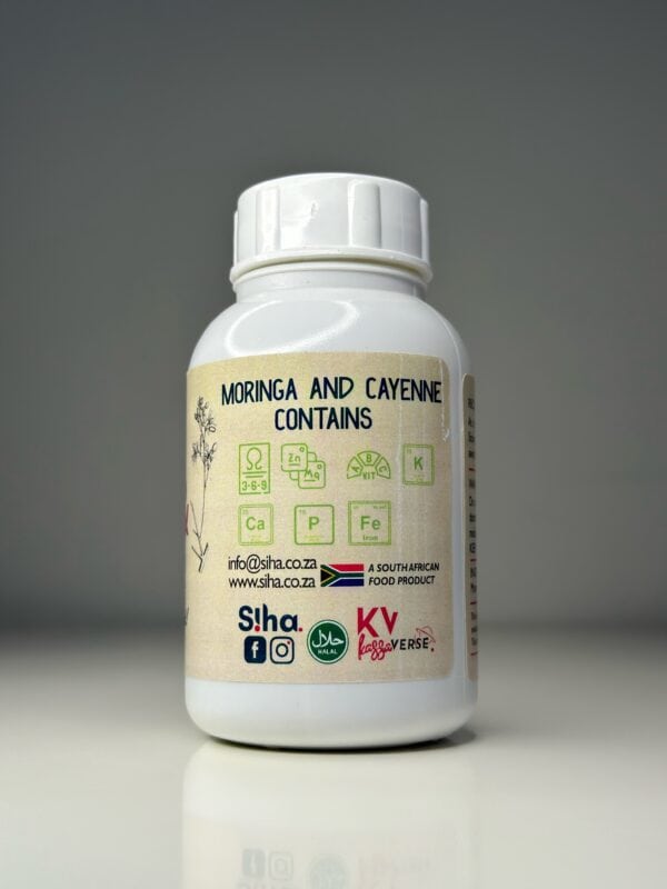 Moringa & Cayenne pepper powder Capsules